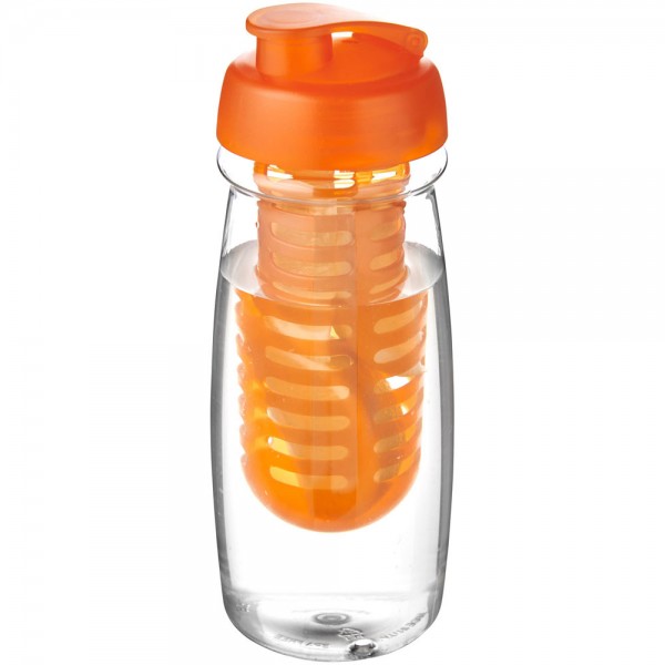 H2O Active® Pulse 600 ml Sportflasche mit Klappdeckel und Infusor