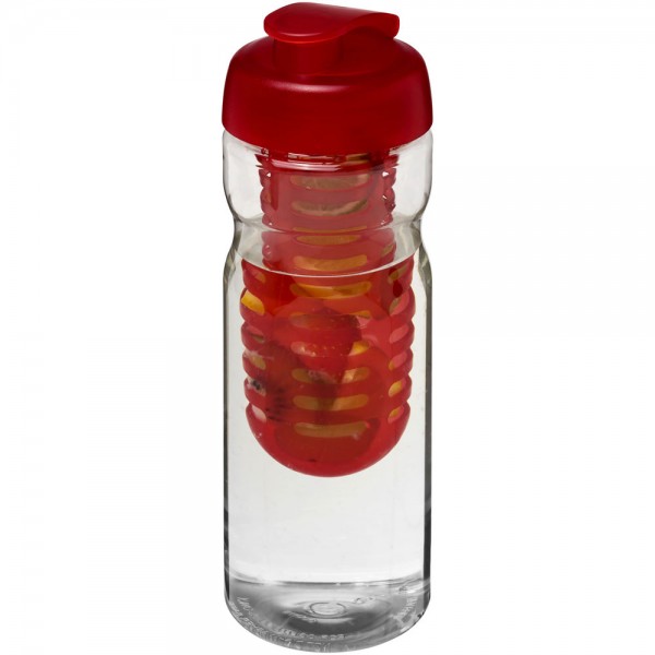 H2O Active® Base 650 ml Sportflasche mit Klappdeckel und Infusor