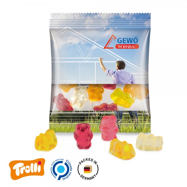 Express Gummibärchen Folie, transparent Trolli Premium Gummibärchen, bunt gemischt